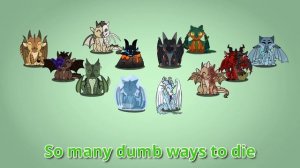 Dumb Ways to Die - Wings of Fire Edition