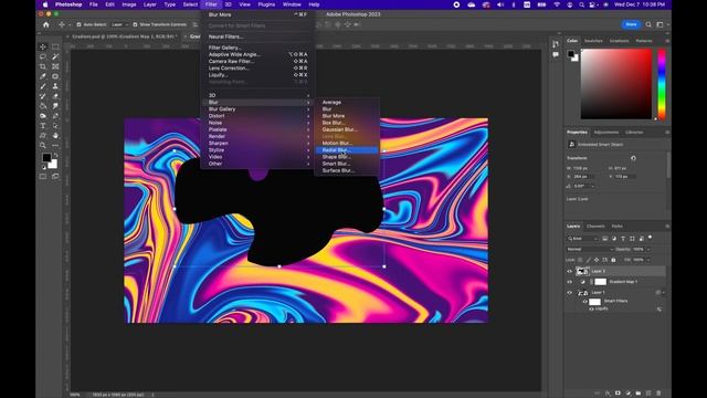 How To Use The Gradient Tool In Photoshop смотреть онлайн