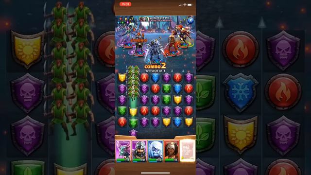94 уровень. Сколько нужно играть?! Empires Puzzles
