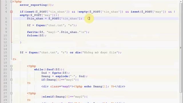 Ứng dụng chat cơ bản trong PHP (phần 2) смотреть онлайн