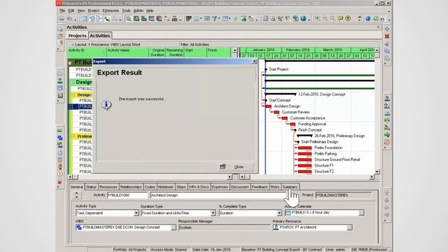 Primavera P6 Learning Bite 6 - Exporting a Project Baseline (Professional Client) смотреть онлайн