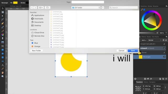 How to Make an animated GIF in Affinity Designer смотреть онлайн