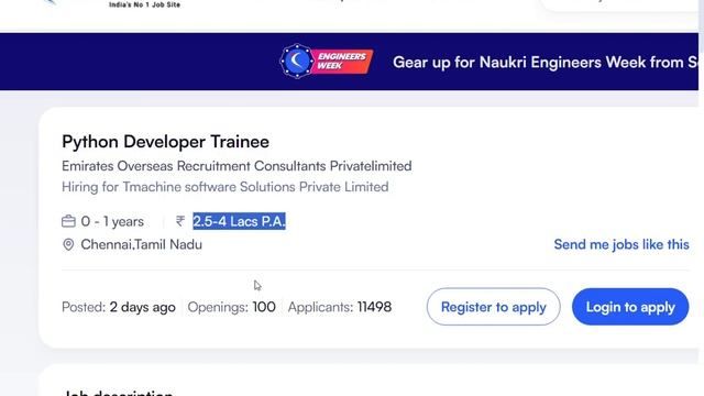 Python Developer Trainee Jobs 2023 Freshers Application Link #examdaystelugu смотреть онлайн