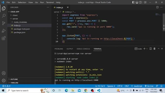 MERN Stack CRUD Application Project For Beginner In Odia 2022 | Part-6 | Create Express Server смотреть онлайн