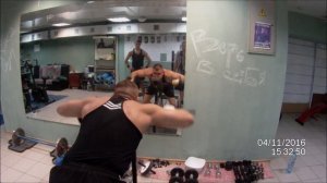 Ruks Gym Плечи. Махи с гантелями на задние дельты, лёжа на скамье под углом 30 градусов