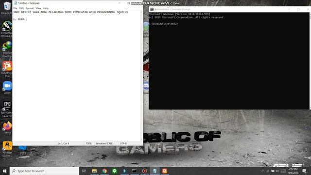 Responsi Project Oracle Administrator F (682018066) смотреть онлайн
