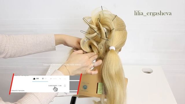 Вечерняя прическа на длинные и средние волосы. Красивые прически пошагово смотреть онлайн