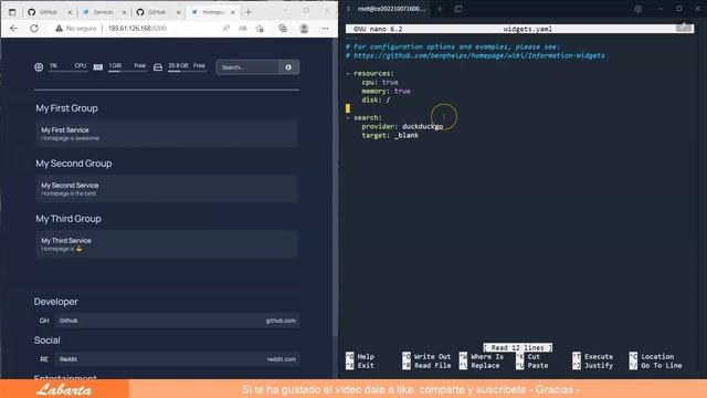 Cómo instalar Homepage usando Docker compose смотреть онлайн