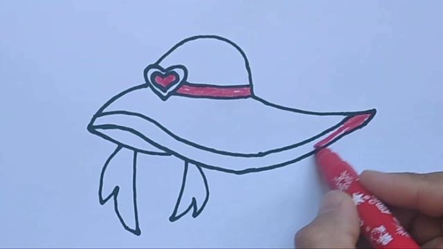 How to draw a hat and learn color - как нарисовать шляпу смотреть онлайн