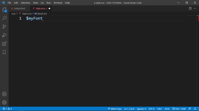 SASS / SCSS COURSE AND TUTORIAL FOR BEGINNERS | PART - 02 | VARIABLES смотреть онлайн