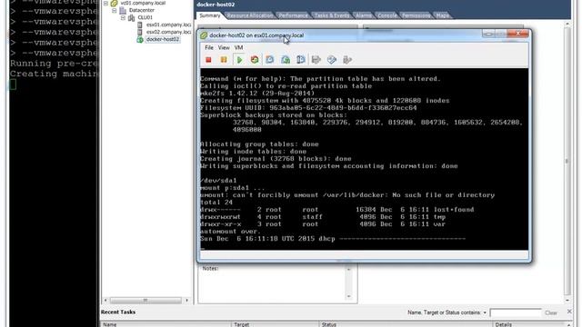 Запуск ВМ VMware ESXi через Docker Machine смотреть онлайн