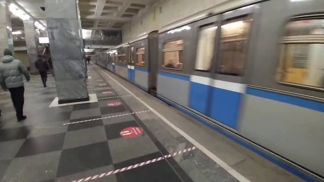 Отправление Поезда 81-740 От Станций Сокольники // 21 Марта 2021 смотреть онлайн