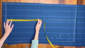 ЮБКА В СКЛАДКУ Часть 2 | Чертим юбку в складку на ткани