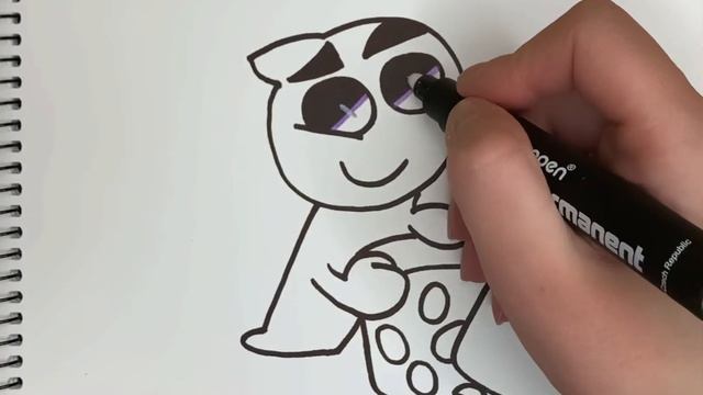 Как нарисовать персонажа из мультика ДУША / How to draw a character from a cartoon shower? смотреть онлайн