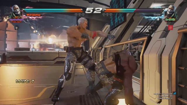 Tekken 7 Bryan Fury Mirror Match Highlights смотреть онлайн