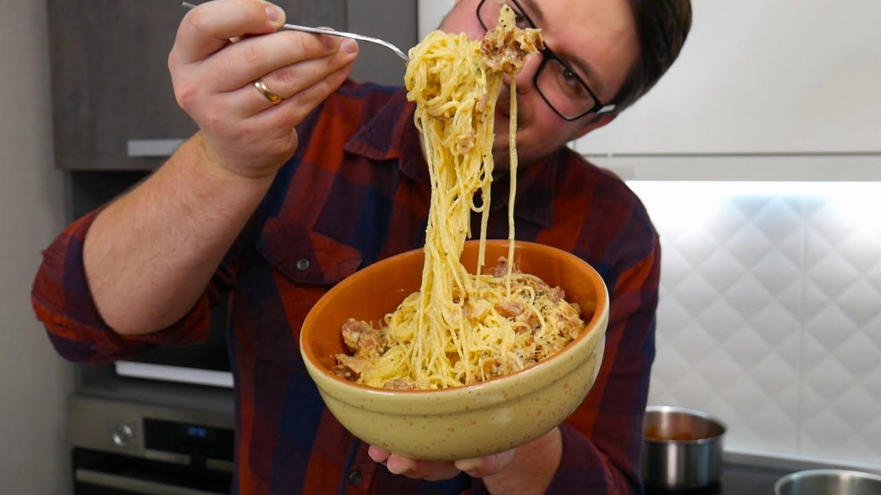 Идеальная Паста КАРБОНАРА Без СЛИВОК. Рецепт смотреть онлайн