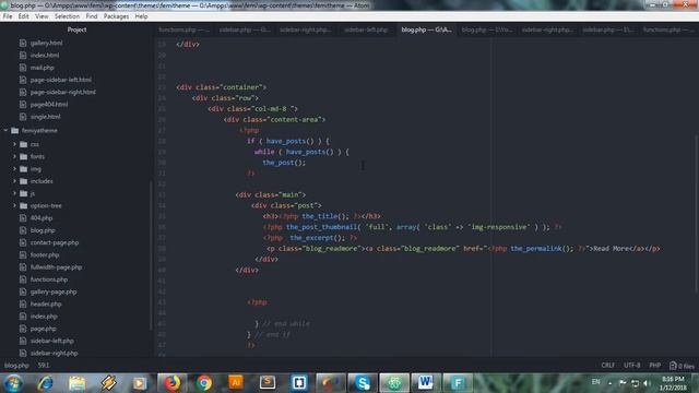 Html to WordPress - part 12 - Creating Blog Template with query смотреть онлайн