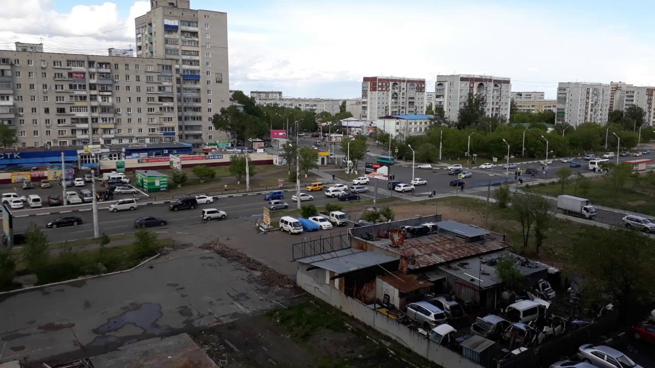 Благовещенск, вид из дома Игнатьевское шоссе 10/4 смотреть онлайн