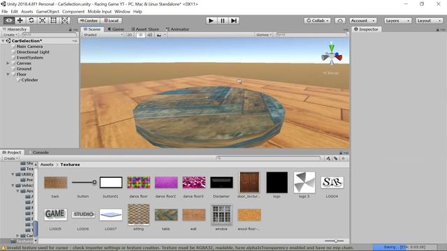 #7 Developing A Racing Game In Unity 3d | Making A Car Selection Menu Part 01 смотреть онлайн