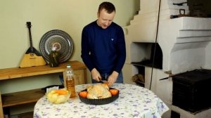 Курица в русской печи