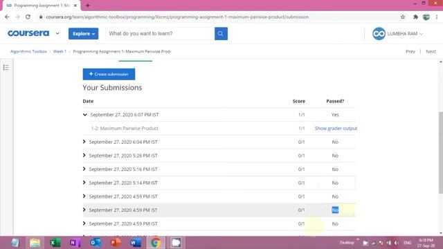 Algorithmic Toolbox Coursera Quiz Answers & Assignment Solutions Maximum Pairwise Product Assignmen смотреть онлайн