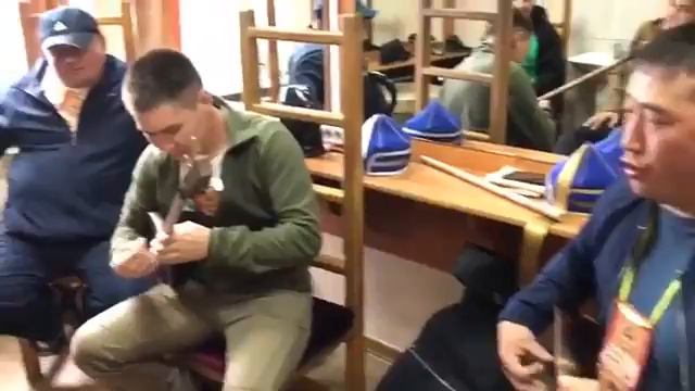 Altai Kai, rehearsal before the concert. Горловое пение. смотреть онлайн