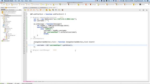 Wakanda Webinar: Working with WebSockets смотреть онлайн