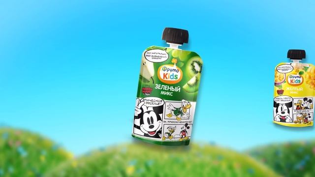 Встречайте новинку - фруктовые миксы от ФрутоKids с Микки Маусом! смотреть онлайн