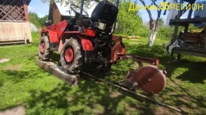 Весенняя пахота и настройка плуга на МТЗ 132Н.