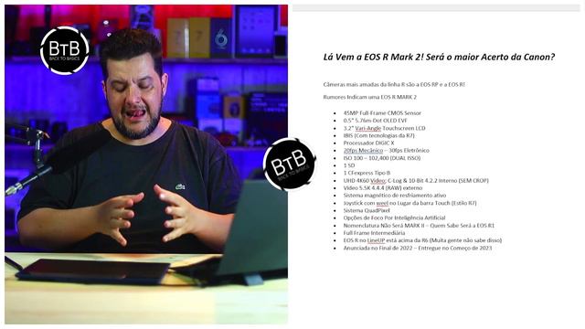 Lá Vem a EOS R Mark 2! Será Esse o maior Acerto da Canon? смотреть онлайн
