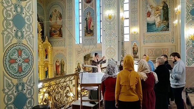 Третий антифон "Блаженны" (Г.Н Лапаев). Регент Екатерина Артюхова. смотреть онлайн