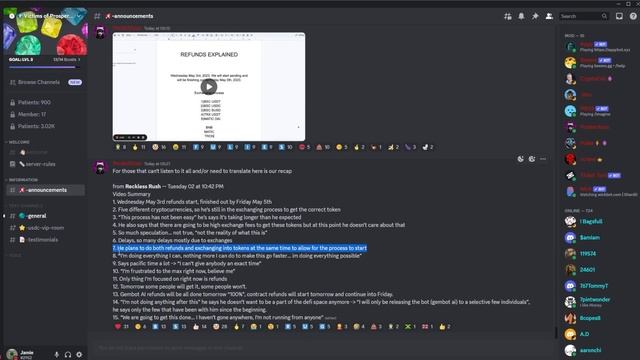 PGV - REFUNDS FROM TODAY TO FRIDAY (PROSPERITY GEM VENTURES CRYPTO UPDATES & NEWS) смотреть онлайн