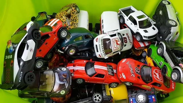 Box Full Of Kinsmart Cars