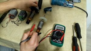 Ремонт болгарки Makita.Проверка и замена ротора и статора.