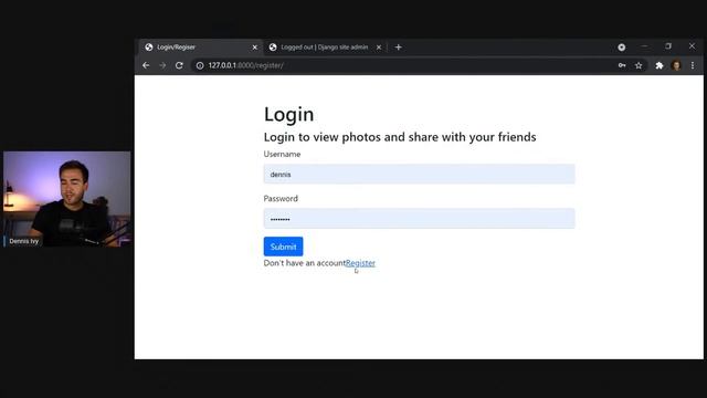 Adding User Login & Registration with Django смотреть онлайн
