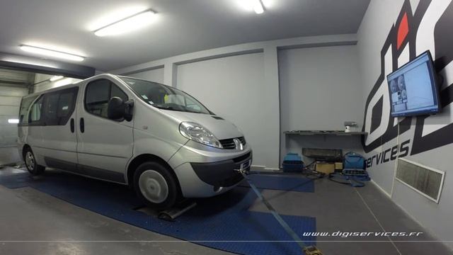 Renault Trafic 2.0 DCI 90cv Reprogrammation Moteur @ 152cv Digiservices Paris 77 Dyno смотреть онлайн