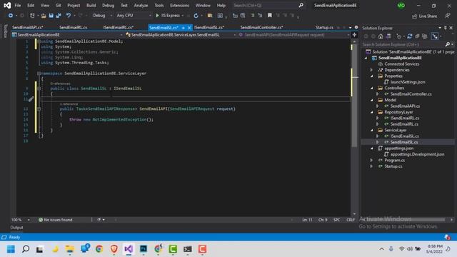 Email Application System Back End Implementation In React, .Net core Web & MySql Part 7 In Hindi смотреть онлайн