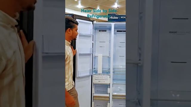 Double door Haier Glassdoor Refrigerator #haier #sidebyside #refrigerator смотреть онлайн