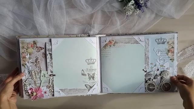 Свадебный альбом из коллекции "Цветы Прованса" от производителя FLEUR design смотреть онлайн