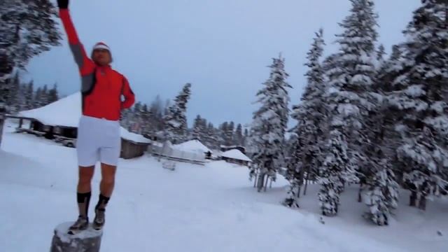 Новогодняя пробежка, ледяной отель и зима в Финляндии смотреть онлайн