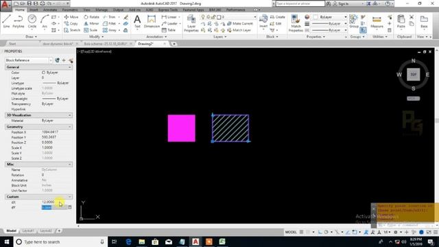 AutoCAD Dynamic Block Tutorial - Part-06 - Creating a Dynamic Column Block | PG Tutorials смотреть онлайн