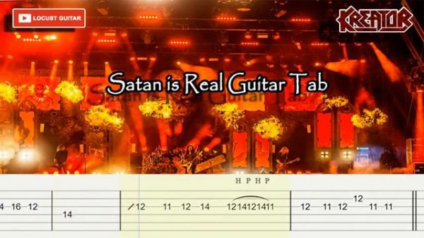 Kreator -  Satan is  Real Guitar Tab