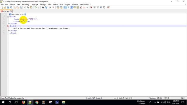 Uses of meta charset="UTF-8" in HTML | HTML5 & CSS3 tutorial for beginners смотреть онлайн