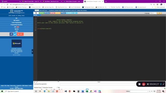 Programming with Python смотреть онлайн