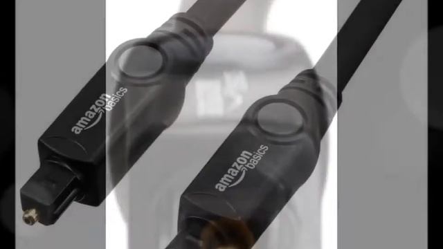 AmazonBasics Digital Optical Audio Toslink Cable 6 Feet 1 8 Meters смотреть онлайн