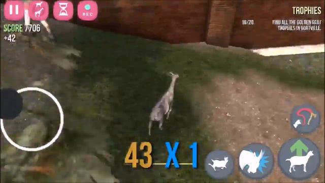 Goat Simulator - Destroying Goatville! смотреть онлайн