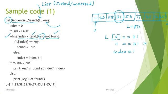 Python Sequential Search by Dr. Vinoth Babu Kumaravelu смотреть онлайн