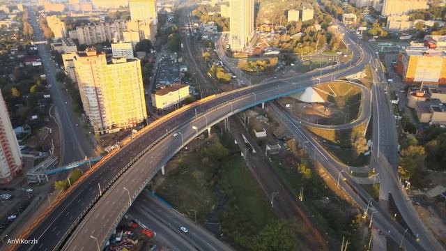 Развязка Волоколамского и Ильинского шоссе подробно (сентябрь 2020г.). смотреть онлайн