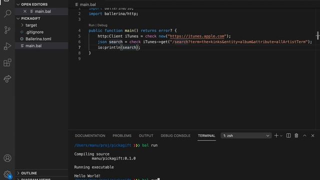 Creating a Service in Ballerina - Tutorial смотреть онлайн