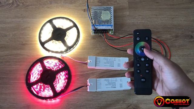 Casiiot 4 Zone RF MESH RGBWW Lights, Multiple Zone Demo смотреть онлайн